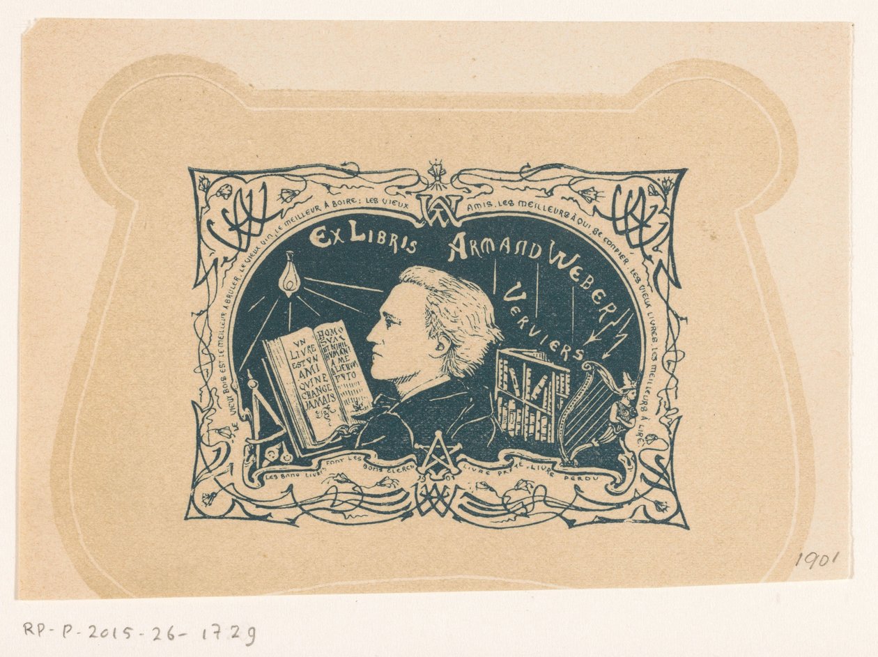 Ex Libris von Armand Weber von Anonymous