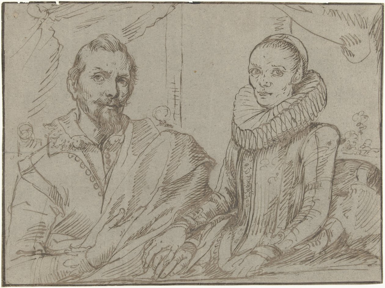 Frans Snijders und seine Frau Margaretha de Vos von Anonymous