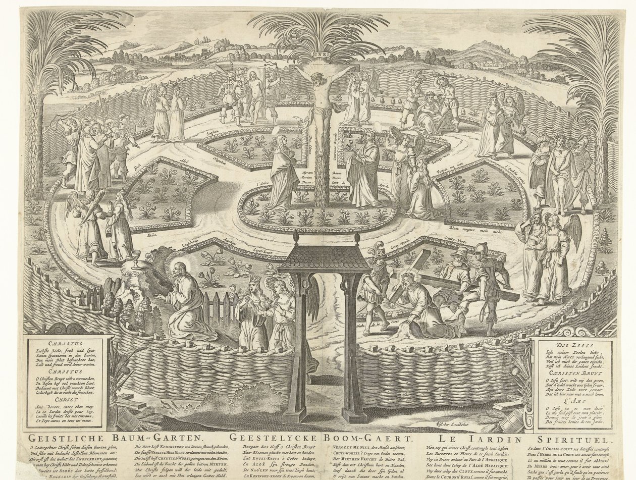 Geistliche Baum-Garten / Geestelycke Boom-Gaert / Le Jardin Spirituel von Anonymous