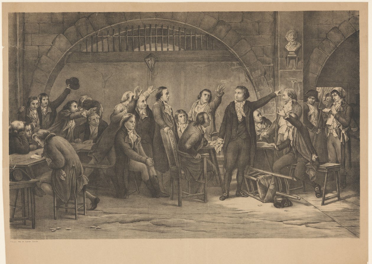 Verhaftung der Girondisten 1793 von Anonymous