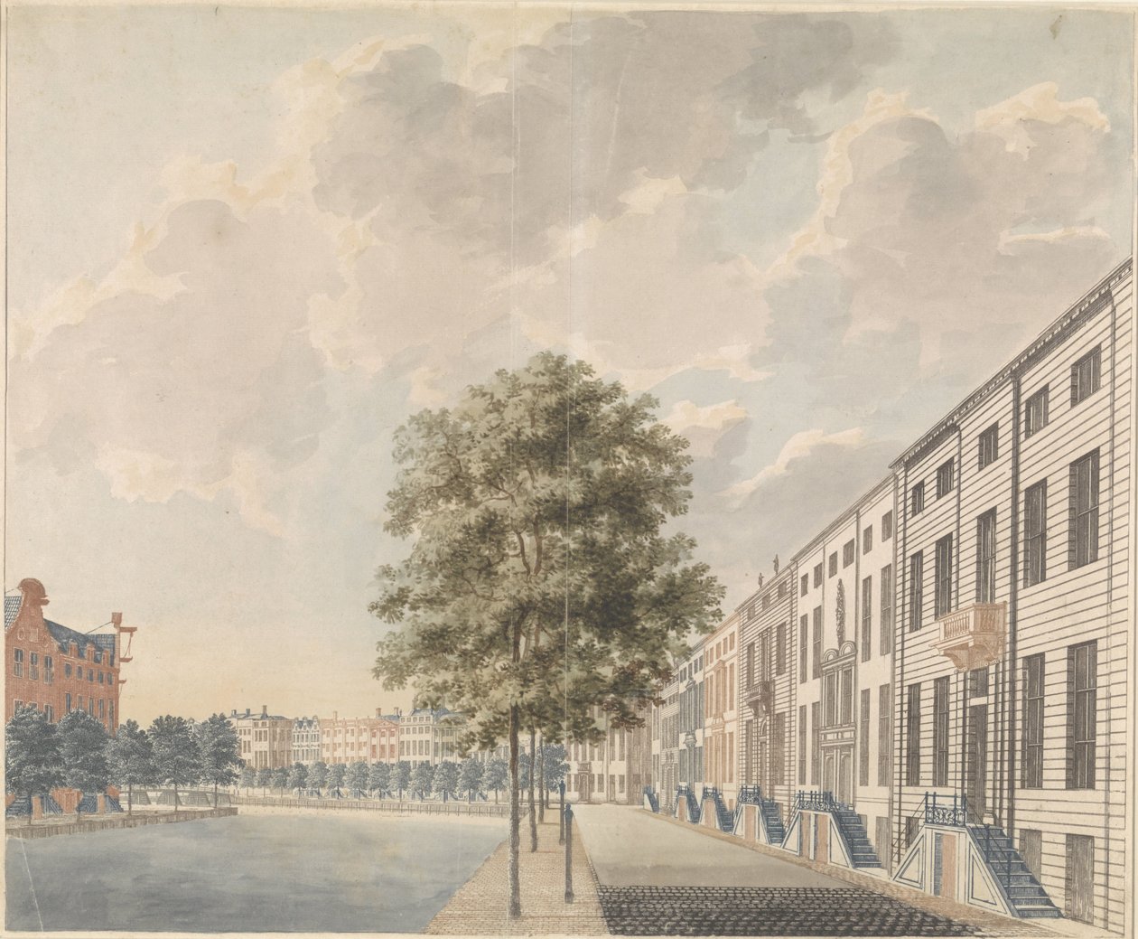 Ansicht der Herengracht bei der Spiegelstraat von Anonymous