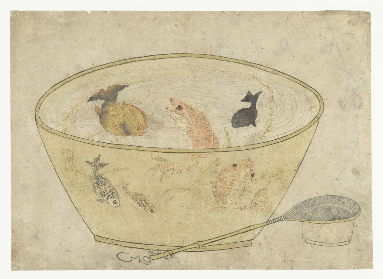 Goldfische in einer Schale von Anonymous