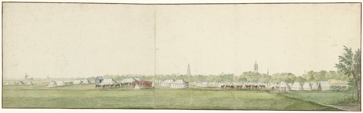 Das fliegende Heer der Patrioten bei Delft von Anonymous