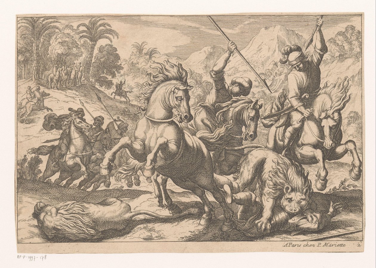 Löwenjagd von Anonymous