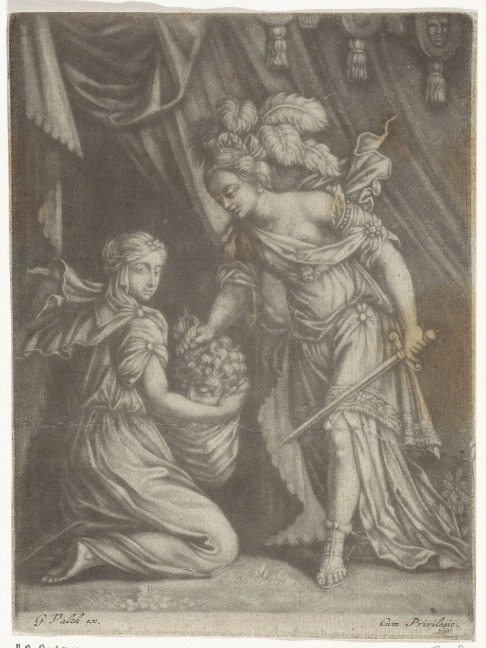Judith mit dem Kopf des Holofernes von Anonymous