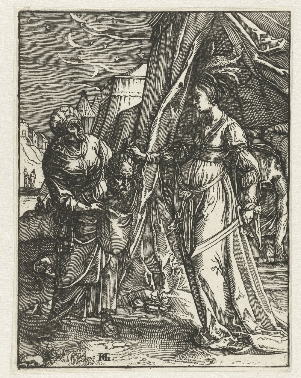 Judith mit dem Kopf des Holofernes von Anonymous