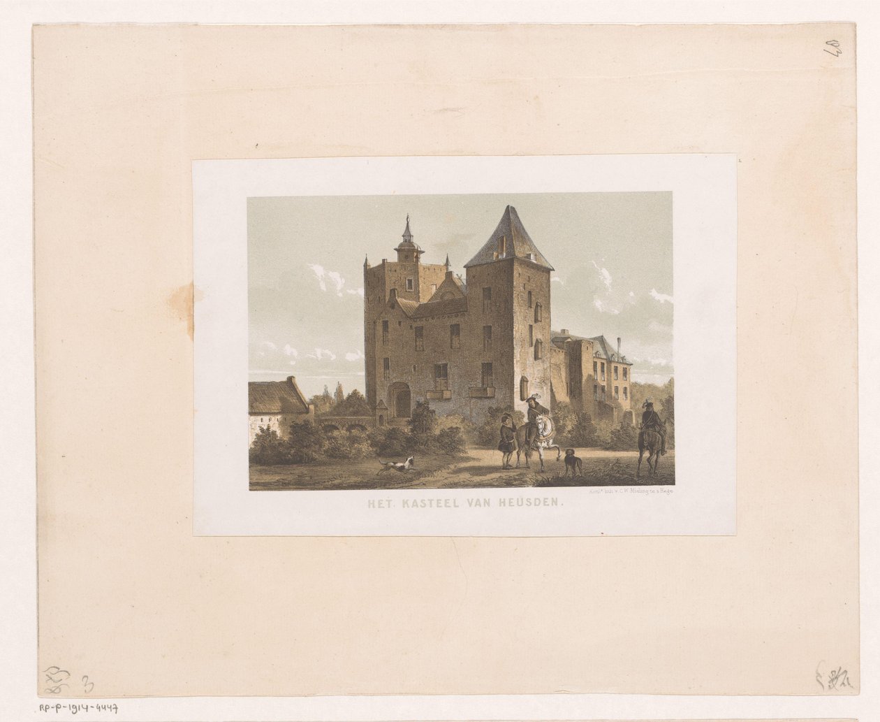 Schloss Heusden von Anonymous