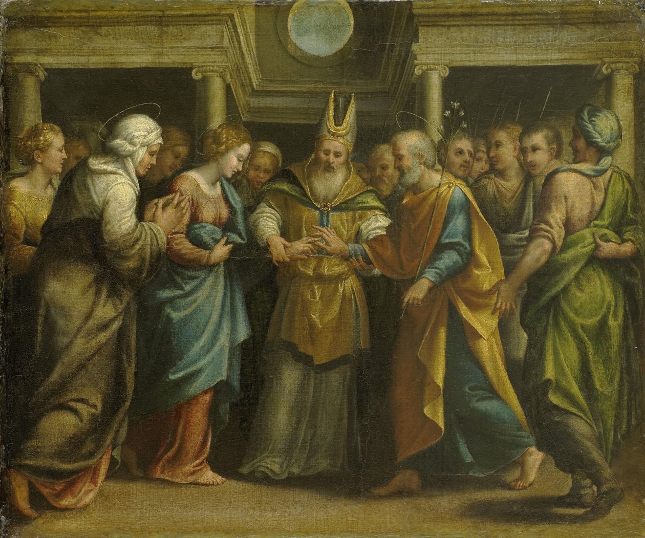 Die Heirat von Maria und Joseph von Anonymous