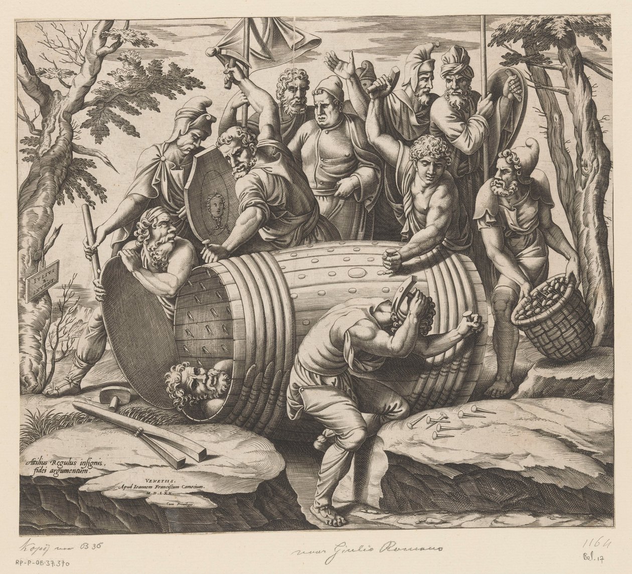 Märtyrertod von Marcus Atilius Regulus von Anonymous