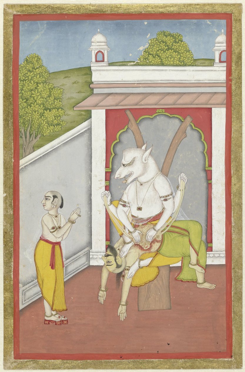 Narasimha (die Mensch-Löwen-Inkarnation von Vishnu) von Anonymous