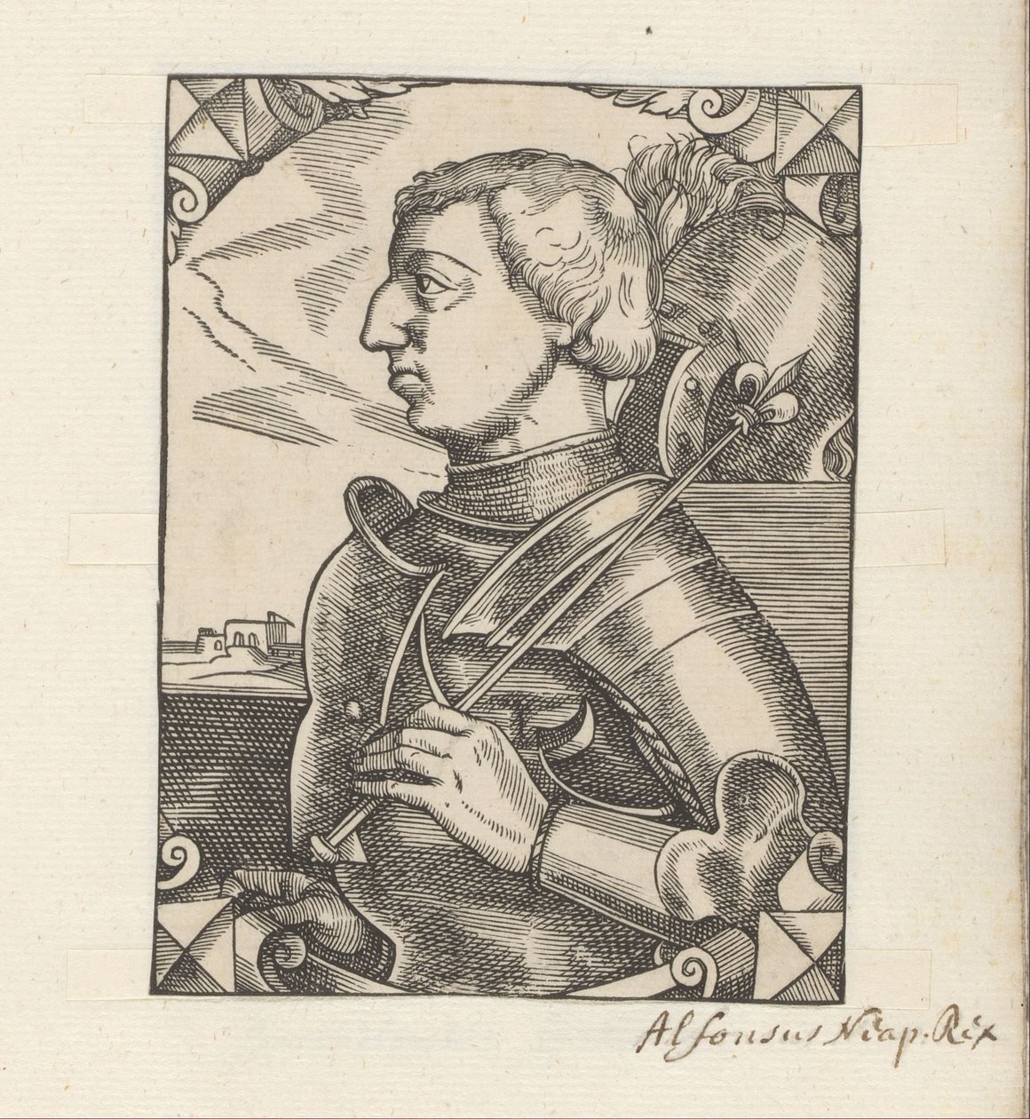 Porträt von Alfons V. von Aragón von Anonymous
