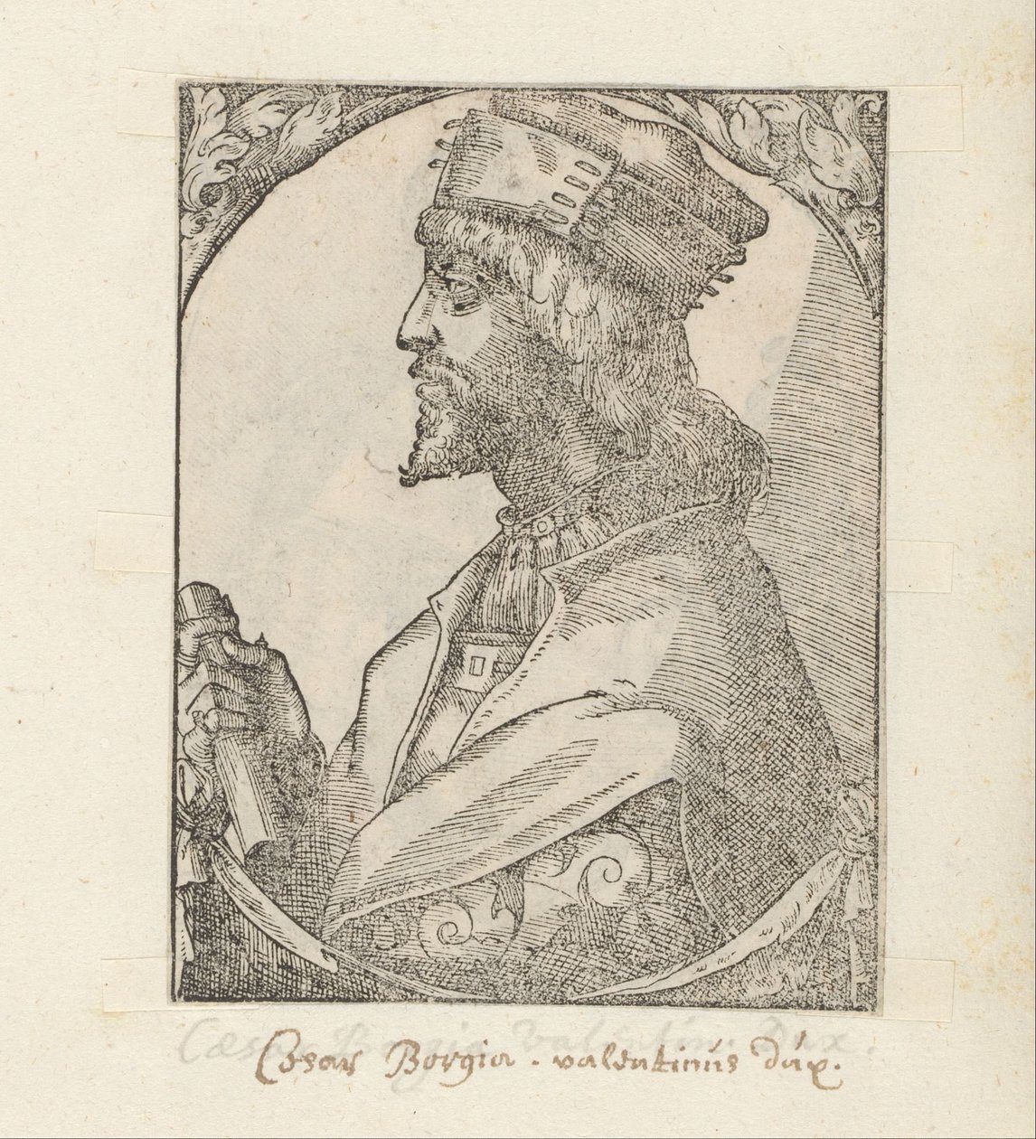 Porträt von Cesare Borgia von Anonymous