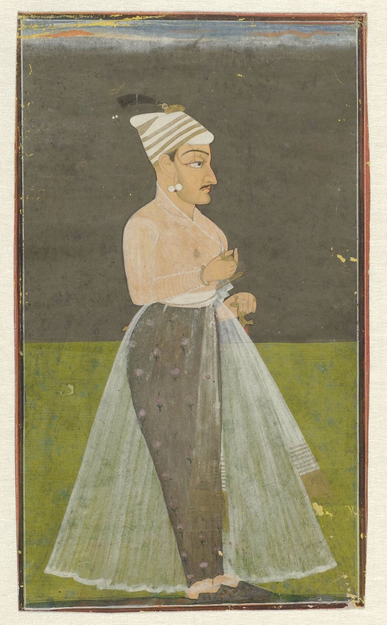 Porträt von Daya Datta, Raja von Nurpur von Anonymous