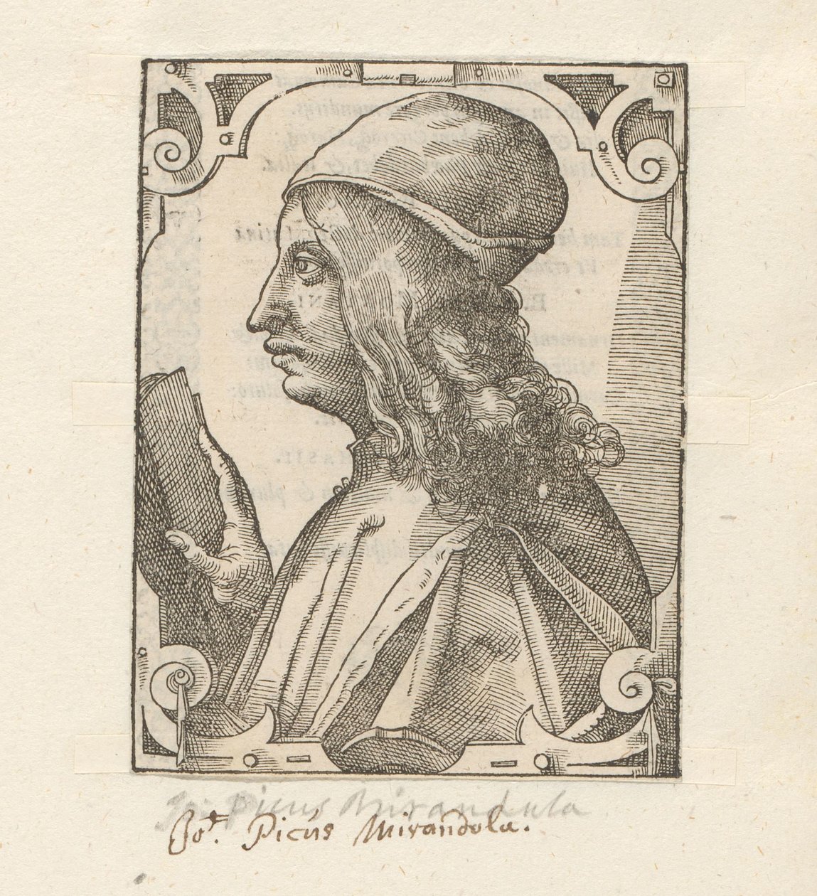 Porträt von Giovanni Pico della Mirandola von Anonymous