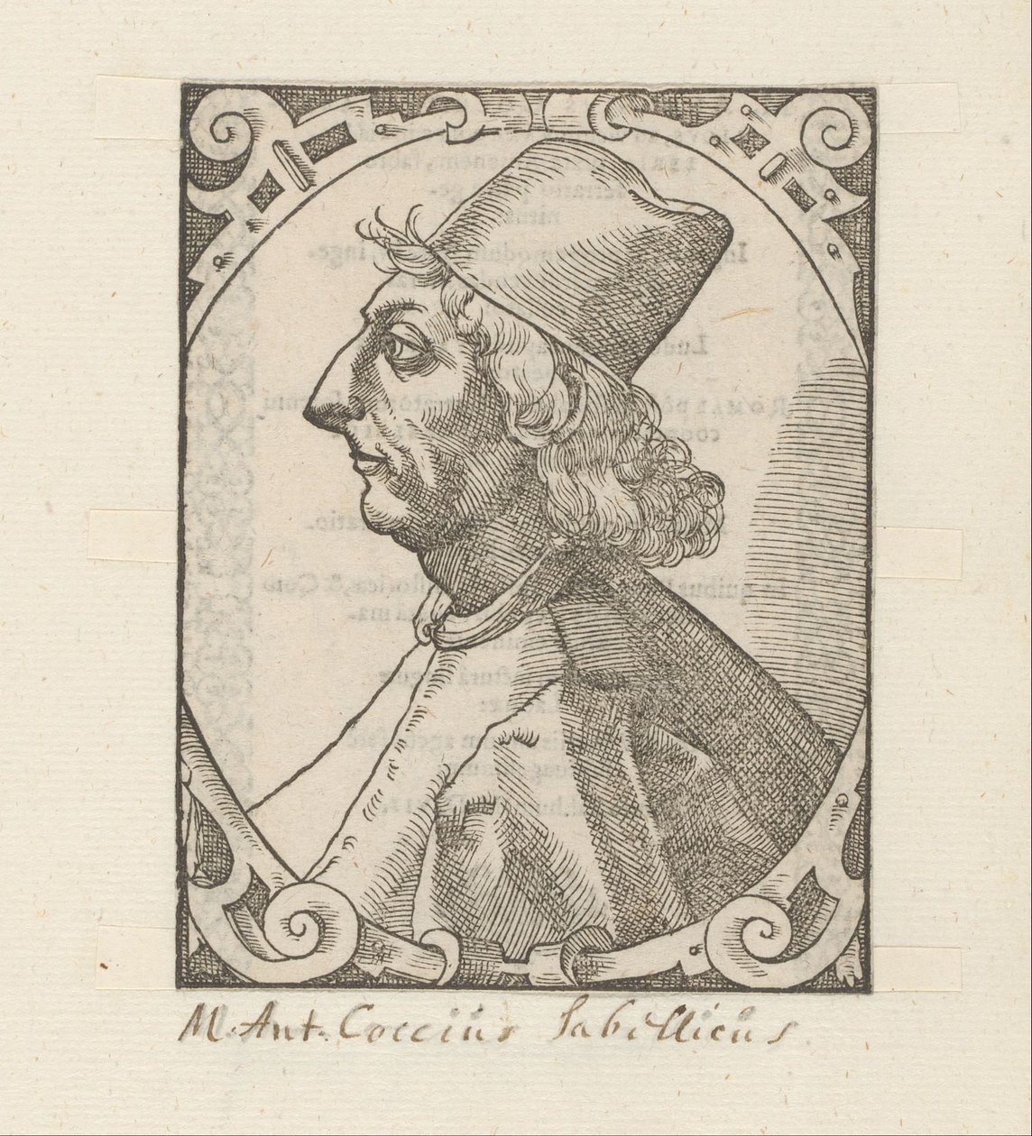 Porträt von Marcus Antonius Coccius Sabellicus von Anonymous