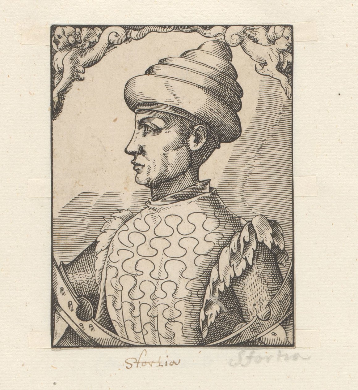 Porträt von Muzio Attendola Sforza von Anonymous