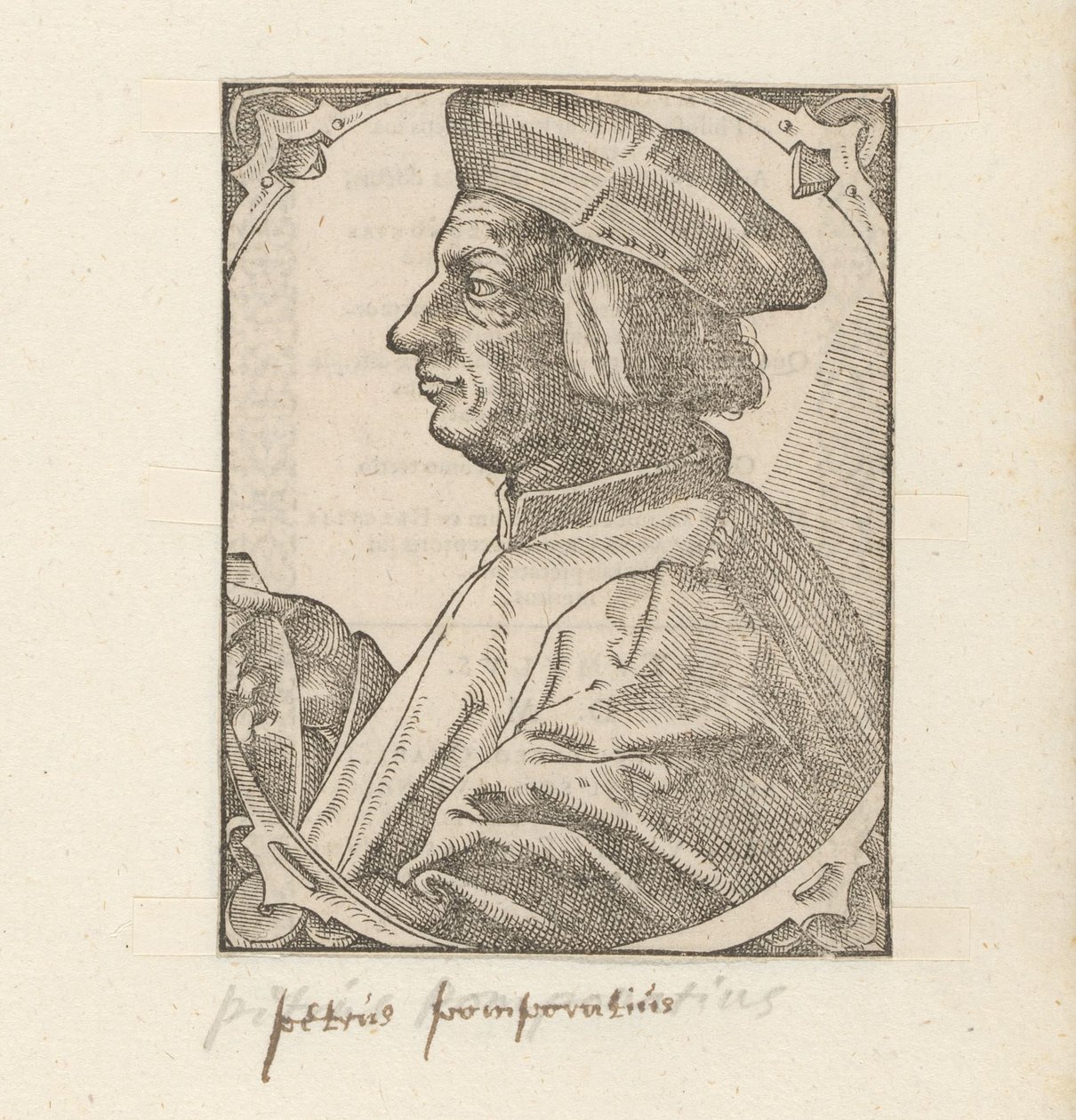 Porträt von Pietro Pomponazzi von Anonymous