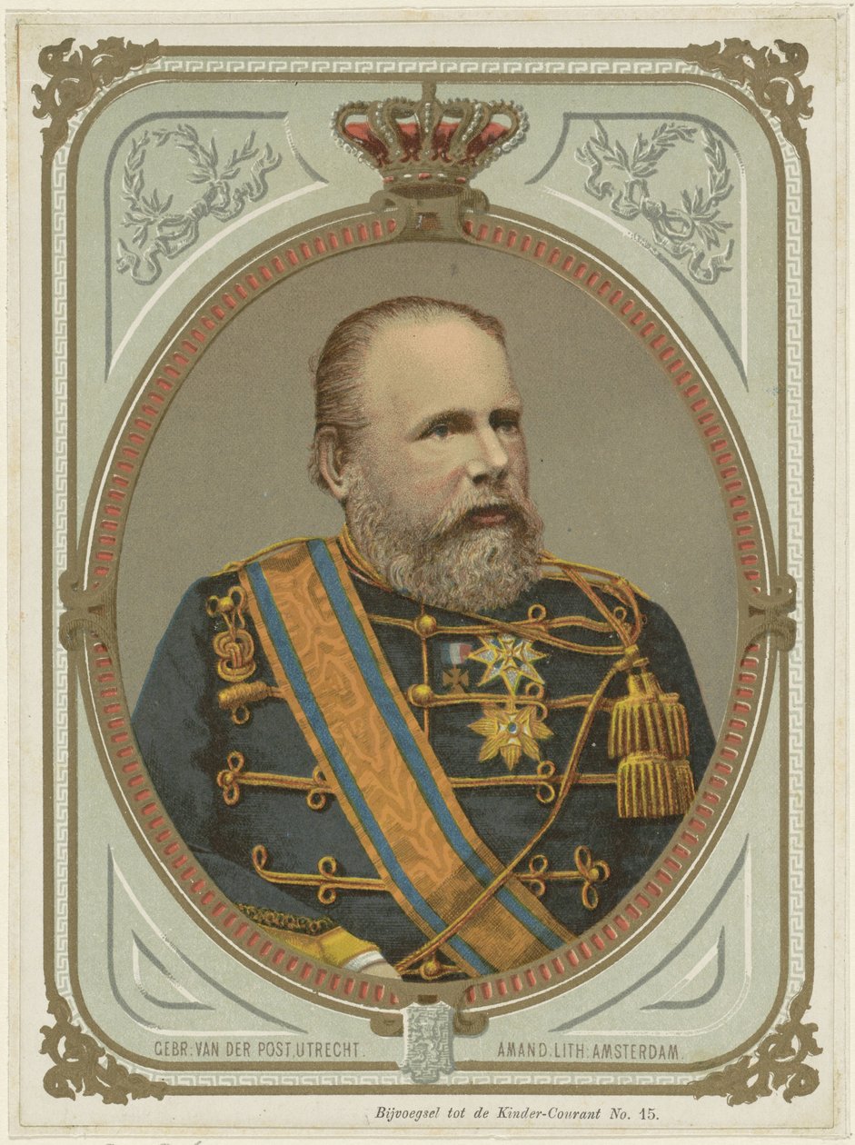 Porträt von Wilhelm III., König der Niederlande von Anonymous