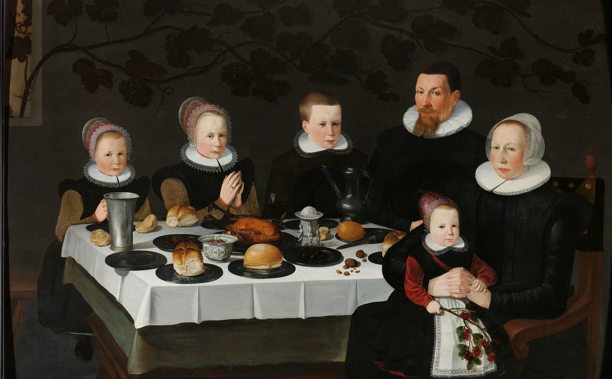 Wohlhabende calvinistische Familie von Anonymous
