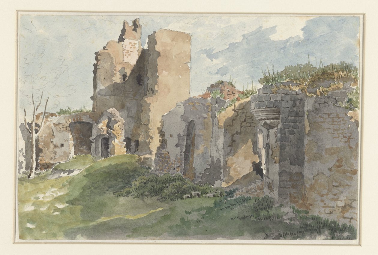 Ruinen des Château de Chevreuse von Anonymous