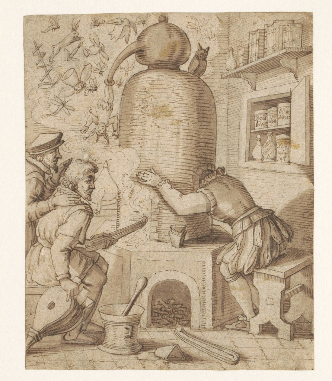 Satire auf die Alchemie von Anonymous