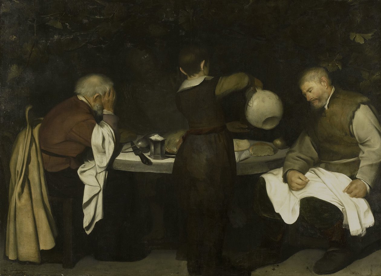 Das Abendmahl in Emmaus von Anonymous