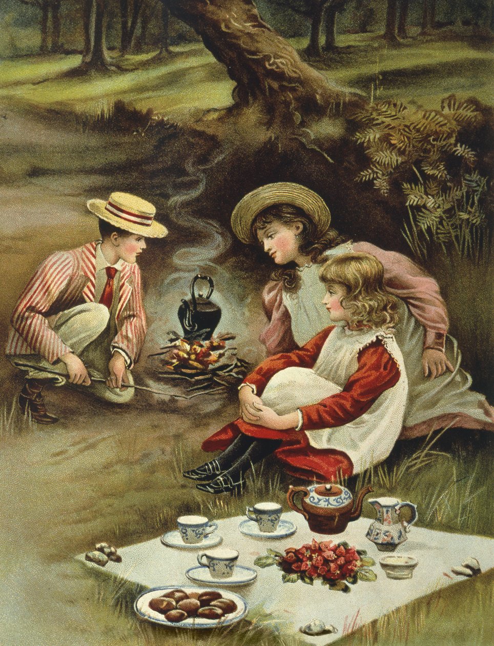 Das Picknick der Kinder von Anonymous