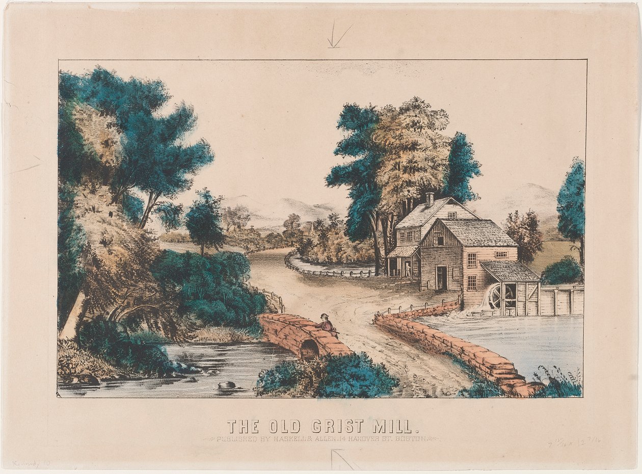 Die alte Mühle von Anonymous