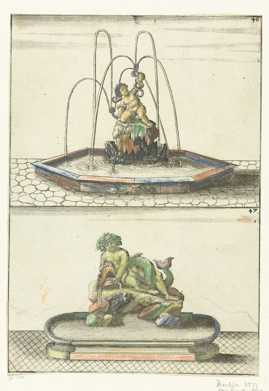 Zwei Brunnen übereinander von Anonymous