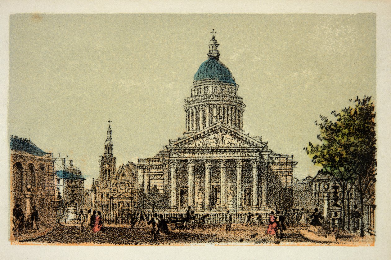 Paris 1874: Das Pantheon. Private Sammlung von Anonymous Anonymous