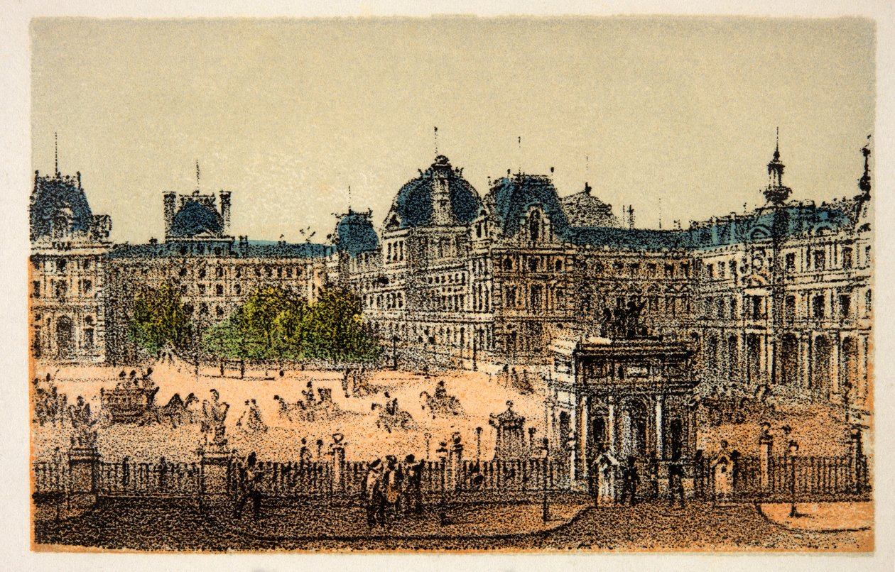 Paris 1874: Der neue Louvre. Private Sammlung von Anonymous Anonymous