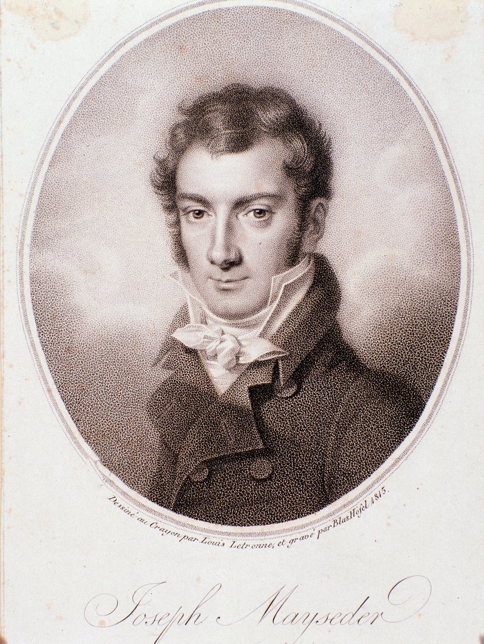 Porträt von Joseph Mayseder (Lithographie) von Anonymous Anonymous