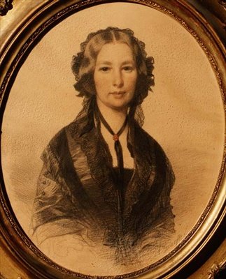Porträt von Lili Cartwright (1805-1902) von Anonymous Anonymous