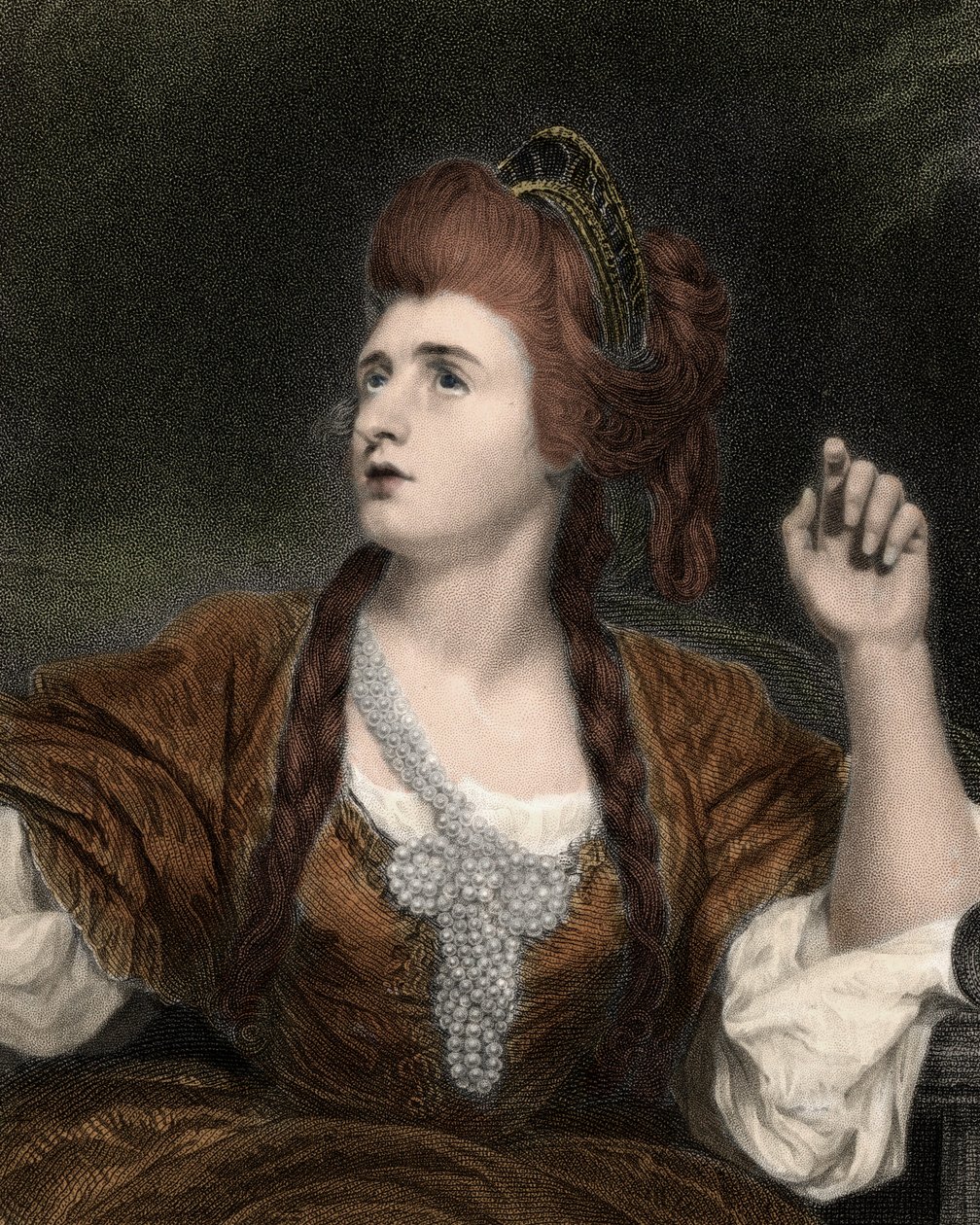 Porträt von Sarah Siddons von Anonymous Anonymous