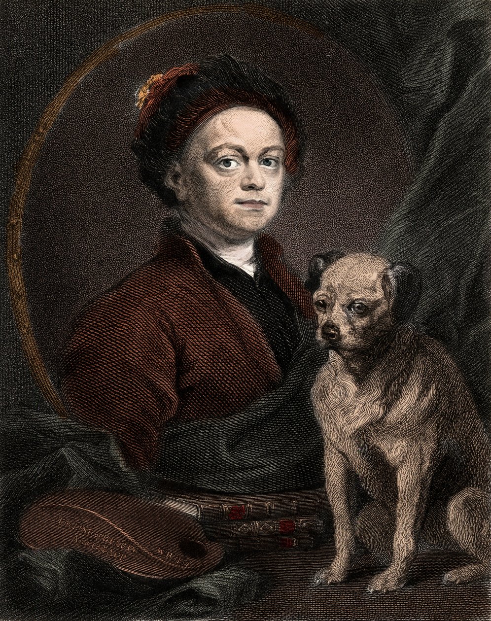 Porträt von William Hogarth von Anonymous Anonymous