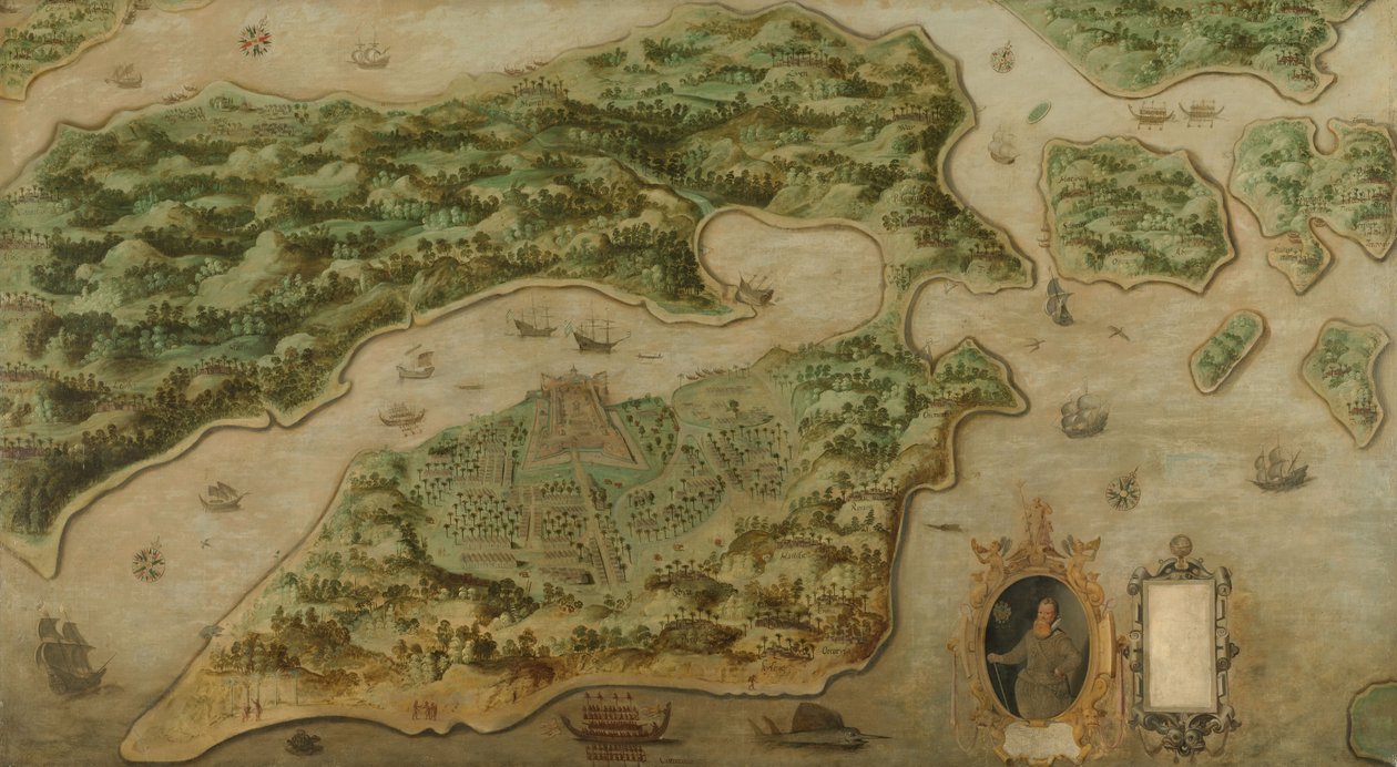 Ansicht von Ambon, ca. 1617 von Anonymous Anonymous