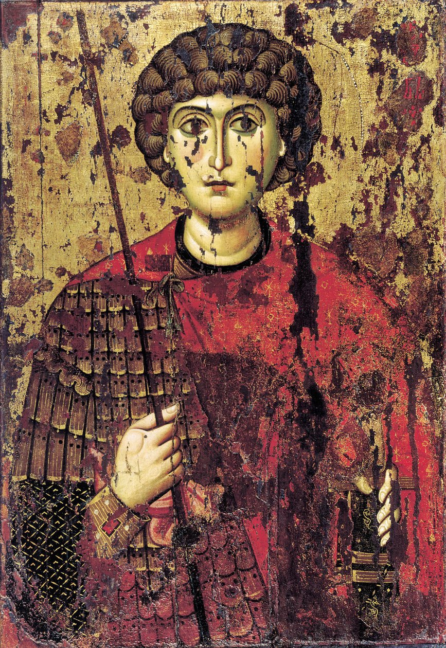Heiliger Georg, 12. Jahrhundert von Anonymous Russian icon painter