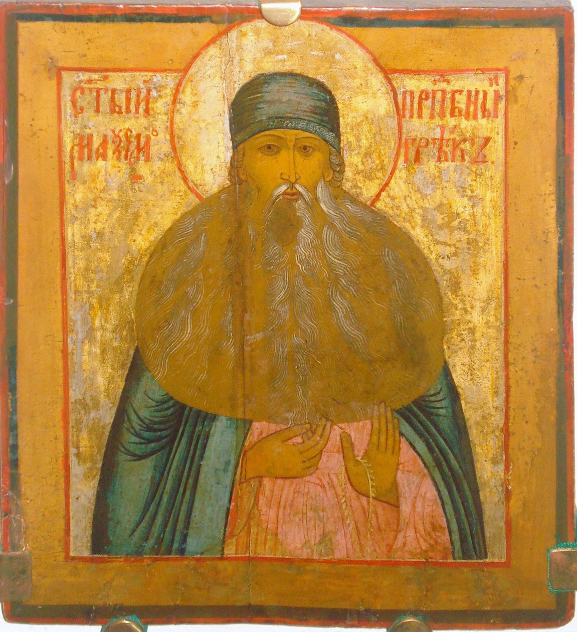 Heiliger Maximus der Grieche von Anonymous Russian icon painter