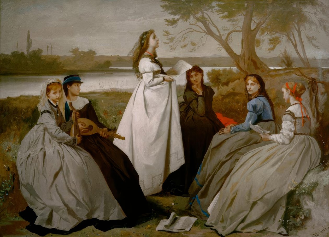 Im Frühling von Anselm Feuerbach