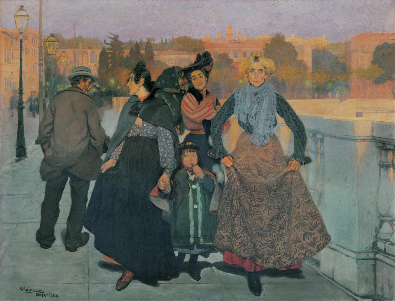 Gruppe von Menschen von Anselmo Guinea