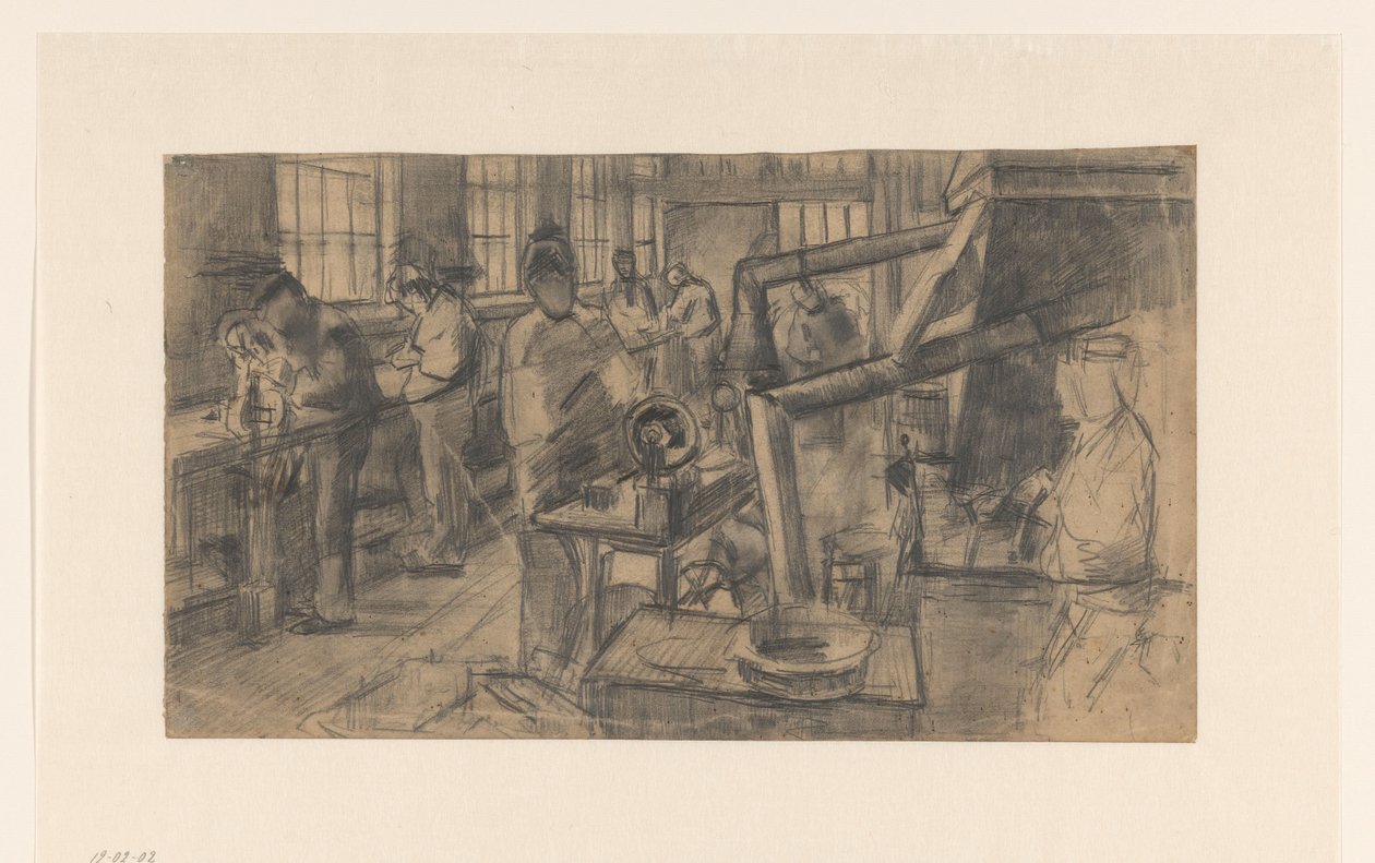 In der Silberfabrik von Anthon Gerhard Alexander van Rappard