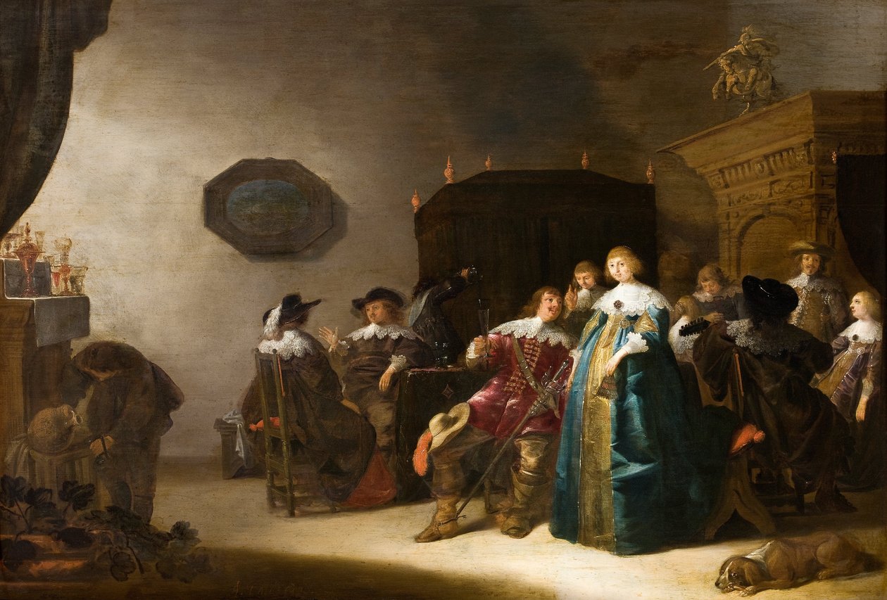 Eine fröhliche Gesellschaft von Anthonie Palamedes