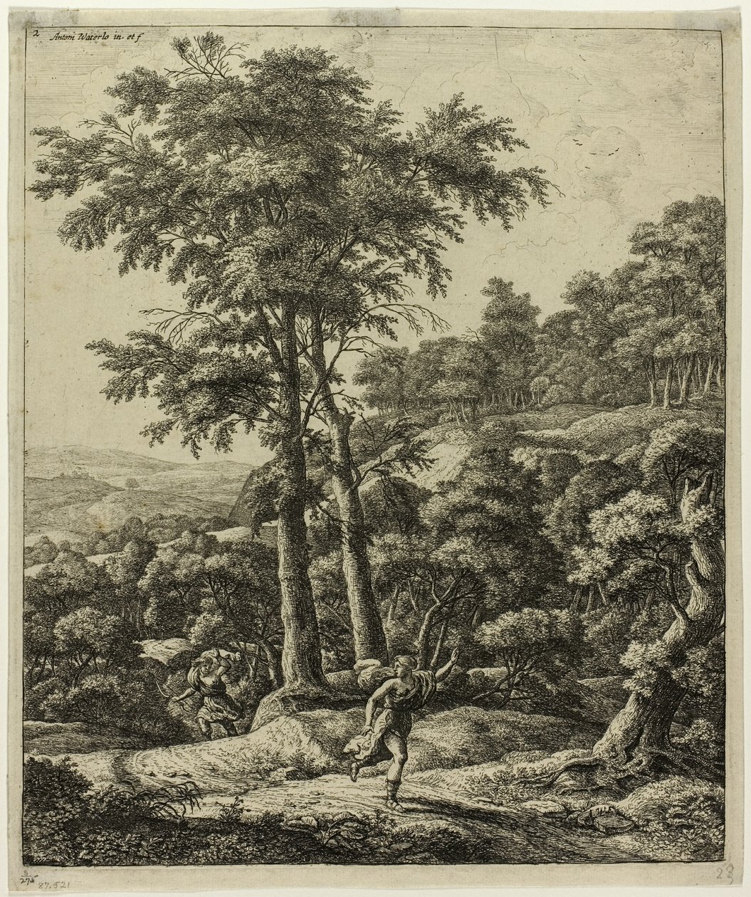 Apollo und Daphne von Anthonie Waterloo
