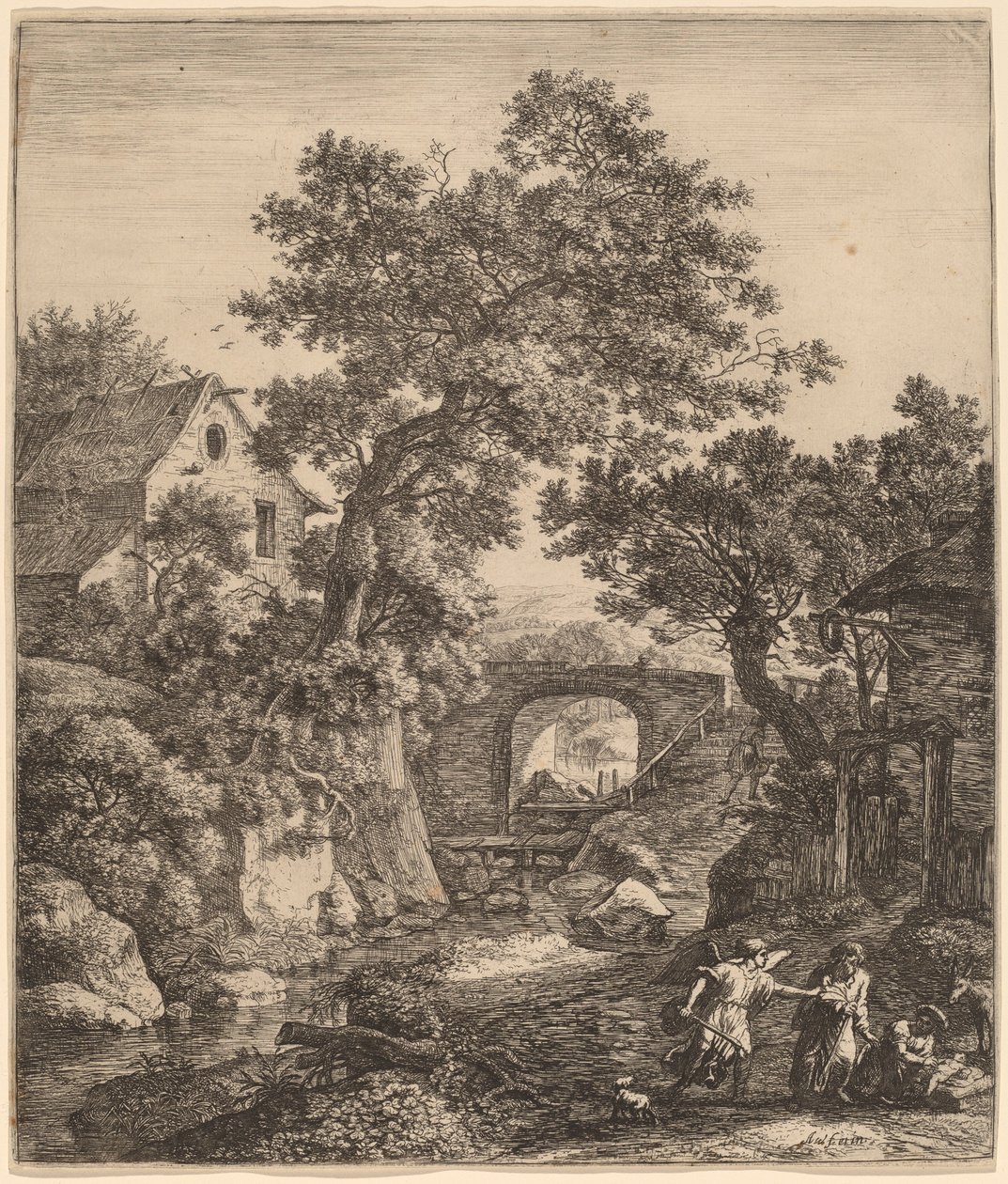Landschaft mit der Beschneidung von Moses
