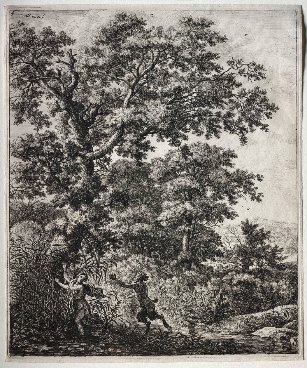 Pan und Syrinx von Anthonie Waterloo