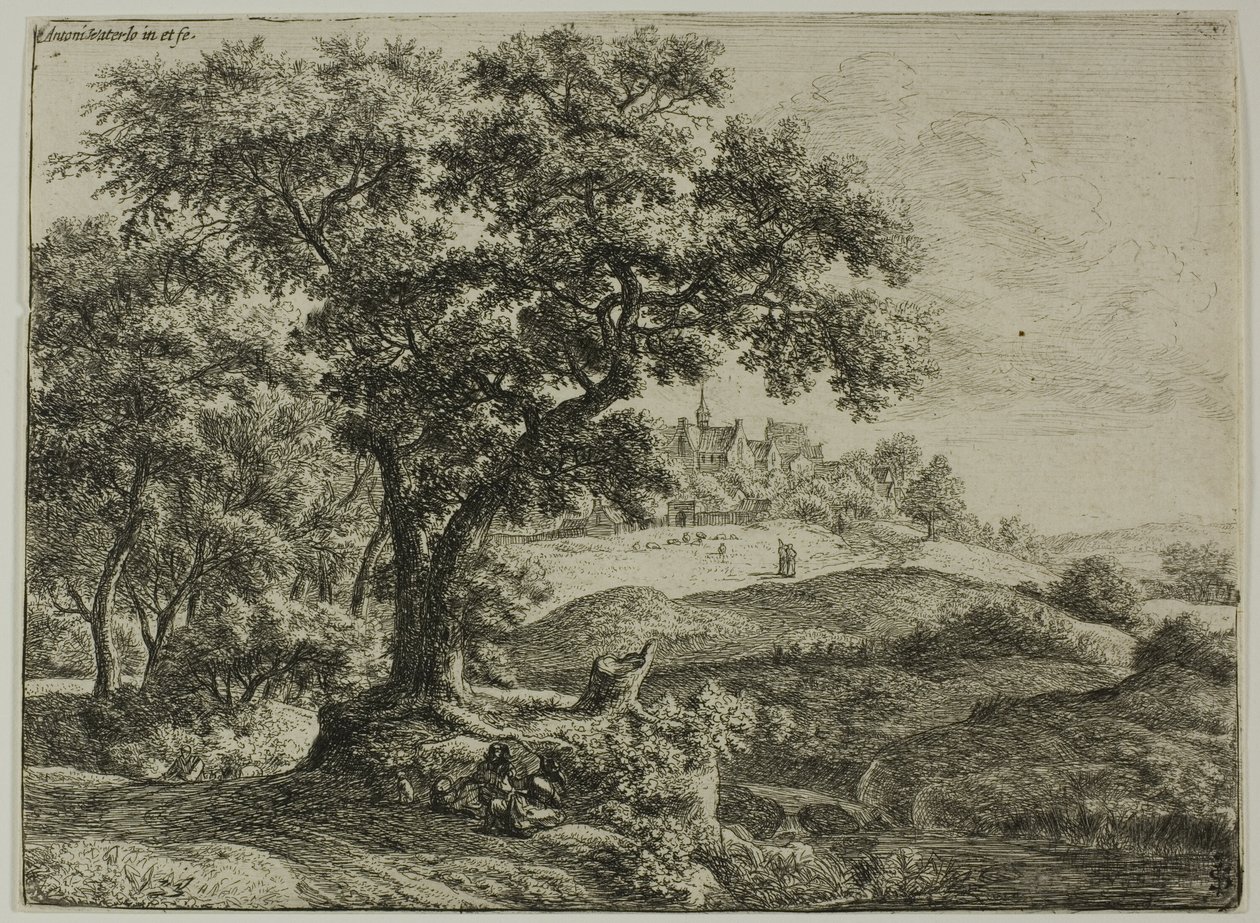 Der Waldrand von Anthonie Waterloo