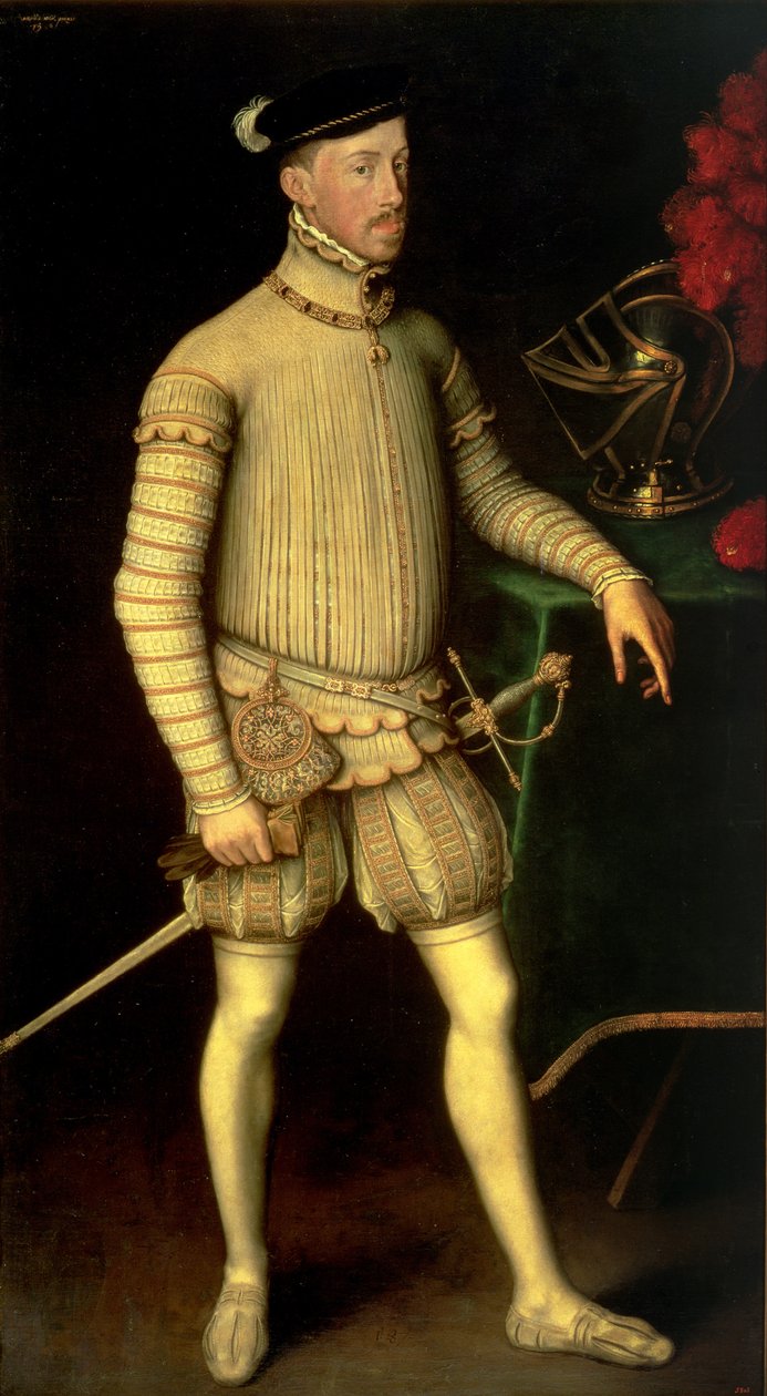 Porträt von Kaiser Maximilian II. (1527-76) 1557 von Anthonis van Dashorst Mor