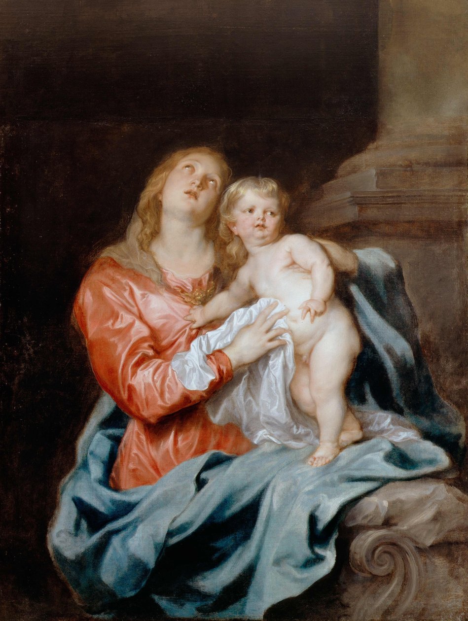 Die Madonna und das Kind von Anthony van Dyck