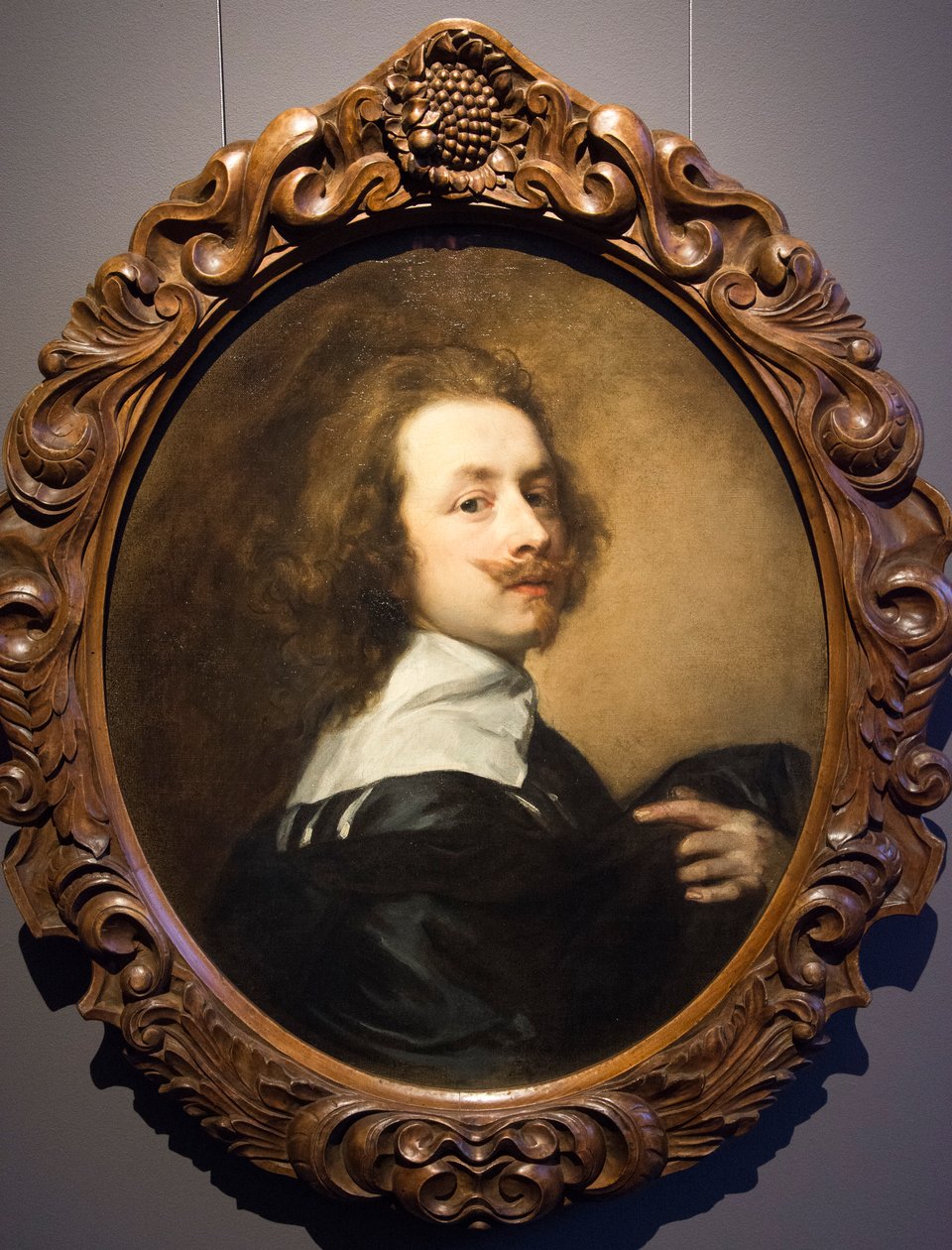 Selbstporträt von Antoon van Dyck im Rubenshaus in Antwerpen von Anthony van Dyck