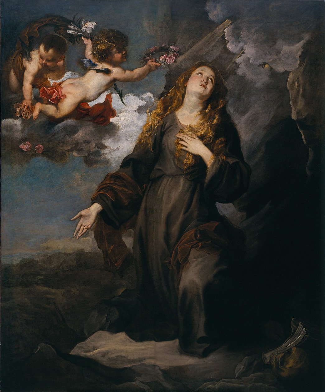 St. Rosalie in Herrlichkeit von Anthony van Dyck
